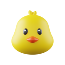پیش‌نمایش فایل duck-6129370 از پک ایموجی حیوانات