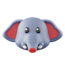 پیش‌نمایش فایل elephant-6129353 از پک ایموجی حیوانات