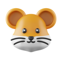 پیش‌نمایش فایل hamster-6129355 از پک ایموجی حیوانات