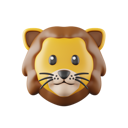 پیش‌نمایش فایل lion-6129372 از پک ایموجی حیوانات
