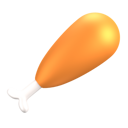 پیش‌نمایش فایل chicken-leg-5393127 از پک غذا