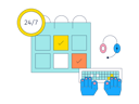پیش‌نمایش فایل customer-service-247-7442046 از پک بازخورددهنده