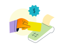 پیش‌نمایش فایل payment-via-card-4320186 از پک خرید کردن