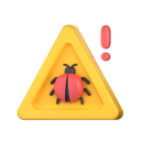 پیش‌نمایش فایل bug-warning-alert-8342132 از پک امنیت سایبری