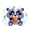 پیش‌نمایش فایل panda-eat-cookie-10746125 از پک حیوانات بامزه