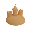 پیش‌نمایش فایل sand-castle-4633880 از پک سفر و تعطیلات