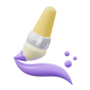 پیش‌نمایش فایل paint-brush-8372458 از پک کیت طراحی