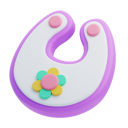 پیش‌نمایش فایل baby-bib-9898637 از پک لوازم نوزاد