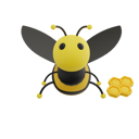 پیش‌نمایش فایل bee-4551745 از پک حیوان بامزه