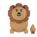 پیش‌نمایش فایل lion-4551741 از پک حیوان بامزه