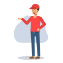 پیش‌نمایش فایل deliveryman-giving-introduction-5473849 از پک سرویس تحویل