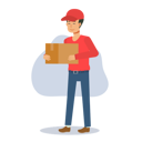 پیش‌نمایش فایل deliveryman-with-box-5473857 از پک سرویس تحویل
