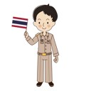 پیش‌نمایش فایل male-government-officer-holding-thai-flag-6561186 از پک شغل