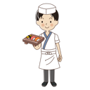 پیش‌نمایش فایل man-sushi-chef-6561231 از پک شغل
