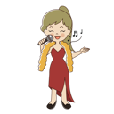 پیش‌نمایش فایل woman-singing-song-6561227 از پک شغل