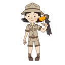 پیش‌نمایش فایل woman-zookeeper-with-toucan-6561196 از پک شغل