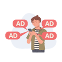 پیش‌نمایش فایل angry-and-annoying-man-with-ads-notifications-from-smartphone-app-6520402 از پک تبلیغات آزاردهنده