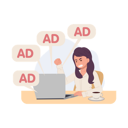 پیش‌نمایش فایل angry-woman-with-ads-notifications-from-laptop-6520399 از پک تبلیغات آزاردهنده