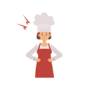 پیش‌نمایش فایل angry-female-chef-6930826 از پک آشپز حرفه‌ای