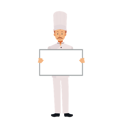 پیش‌نمایش فایل male-chef-holding-blank-card-6930839 از پک آشپز حرفه‌ای