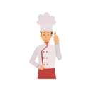 پیش‌نمایش فایل male-chef-showing-thumb-up-6930817 از پک آشپز حرفه‌ای