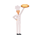 پیش‌نمایش فایل male-chef-with-pizza-6930813 از پک آشپز حرفه‌ای