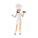 پیش‌نمایش فایل woman-chef-with-new-dish-6930832 از پک آشپز حرفه‌ای