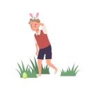پیش‌نمایش فایل little-boy-with-bunny-ears-is-finding-hunting-an-easter-egg-8184928 از پک پسر روز عید پاک