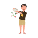 پیش‌نمایش فایل kid-do-not-want-to-eat-vegetable-salad-8791807 از پک کودک متنفر از سبزیجات