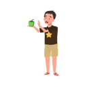 پیش‌نمایش فایل little-boy-hate-green-bell-pepper-8791815 از پک کودک متنفر از سبزیجات