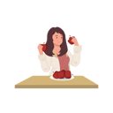 پیش‌نمایش فایل woman-eating-healthy-fruit-8791961 از پک میوه خوردن