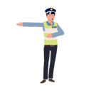 پیش‌نمایش فایل a-traffic-police-blowing-whristle-and-give-way-to-another-way-8868066 از پک پلیس راهنمایی