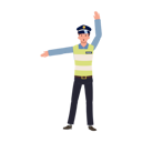 پیش‌نمایش فایل a-traffic-police-gesturing-hand-as-stop-and-give-sign-to-another-way-8868064 از پک پلیس راهنمایی