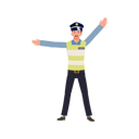 پیش‌نمایش فایل a-traffic-police-is-giving-way-8868093 از پک پلیس راهنمایی
