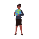 پیش‌نمایش فایل afican-american-woman-hugging-planet-earth-9300062 از پک سبز شو