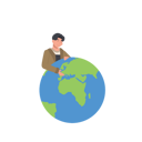 پیش‌نمایش فایل young-man-hugging-earth-globe-with-care-and-love-9300054 از پک سبز شو