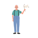 پیش‌نمایش فایل emotional-elderly-man-with-white-flag-in-retirement-9673469 از پک مرد سالمند درباره مسائل مالی