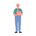 پیش‌نمایش فایل happy-elderly-man-holding-piggy-bank-9673491 از پک مرد سالمند درباره مسائل مالی