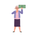 پیش‌نمایش فایل elderly-woman-with-big-money-note-showing-prosperity-and-financial-confidence-9672321 از پک زن سالمند درباره مسائل مالی