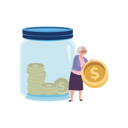پیش‌نمایش فایل financial-stress-and-lack-of-money-9672324 از پک زن سالمند درباره مسائل مالی