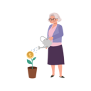 پیش‌نمایش فایل happy-senior-citizen-watering-money-plant-9672328 از پک زن سالمند درباره مسائل مالی