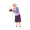پیش‌نمایش فایل senior-citizen-with-no-savings-left-and-financial-struggles-9672332 از پک زن سالمند درباره مسائل مالی