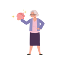 پیش‌نمایش فایل smiling-senior-lady-with-piggy-bank-9672305 از پک زن سالمند درباره مسائل مالی