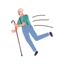 پیش‌نمایش فایل a-senior-grandfather-slips-9673420 از پک مرد سالمند