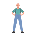پیش‌نمایش فایل confident-senior-man-standing-gracefully-9673416 از پک مرد سالمند