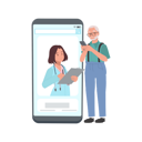پیش‌نمایش فایل elderly-man-texting-with-doctor-9673456 از پک مرد سالمند