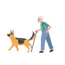 پیش‌نمایش فایل elderly-man-walking-with-escort-dog-9673425 از پک مرد سالمند