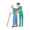 پیش‌نمایش فایل grandfather-walking-assistance-by-happy-male-nurse-in-uniform-9673426 از پک مرد سالمند
