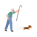 پیش‌نمایش فایل old-man-pursuing-his-pet-dog-9673445 از پک مرد سالمند