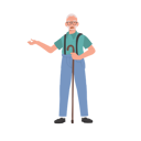 پیش‌نمایش فایل senior-man-with-cane-stick-is-introducing-9673453 از پک مرد سالمند